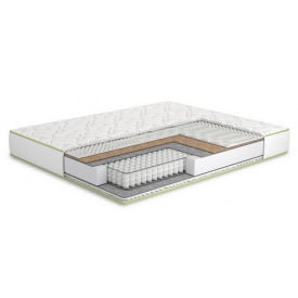 Ортопедический матрас Козак-кокос Matroluxe 160х190 см на пружинах Покет-Спринг