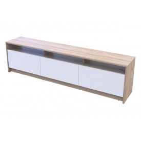 Тумба-стойка мебельная U-3 Doros дсп дуб-сонома+белый