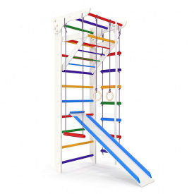 Спортивный уголок SportBaby Color 3-220 белый-цветной 240