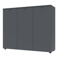 Комод Doros Рон 6 3 фасади Графіт 120х38х100 (41516000)