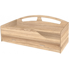 Кровать Орфелия МАКСИ МЕБЕЛЬ (под матрас 1700 х 800) Дуб сонома (8469)