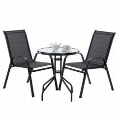 Комплект садових меблів GardenLine Majorka-2 Black Молочанськ