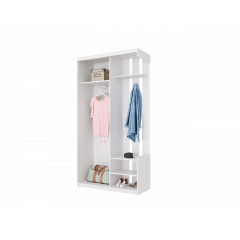 Прихожая Doros City One Door Белый 1 Зеркало 110х45х210 (44900058) Новояворовск