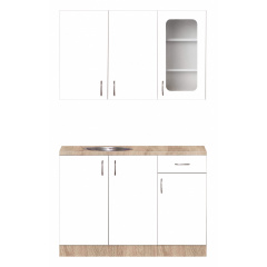 Кухня Софі ширина 1200 МАКСІ МЕБЛІ Дуб сонома/Білий гладкий (5102835) Коломыя