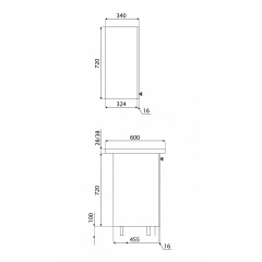 Кухня Софі ширина 1200 МАКСІ МЕБЛІ Дуб сонома/Білий гладкий (5102835) Коломыя