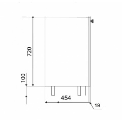 Тумба дводверна з 2-ма ящиками (без стільниці) з фарбованими МДФ фасадами ширина 900 МАКСІ МЕБЛІ (5102289) Красноград