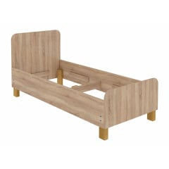Ліжко Сицилія ЕККО МАКСІ МЕБЛІ (під матрац 2000 х 800) Дуб сонома (12009) Южноукраинск