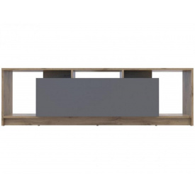 Стінка у вітальню Doros U1 Тахо Графіт ДСП 160х38х48 (41516012)