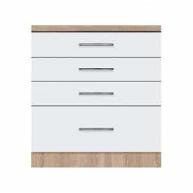 Тумба з чотирма ящиками зі стільницею 1-ї категорії ширина 600 МАКСІ МЕБЛІ (70119)