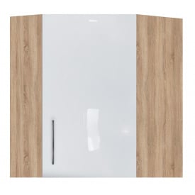 Кутова шафа навісна з фарбованими МДФ фасадами МАКСІ МЕБЛІ (5102515)