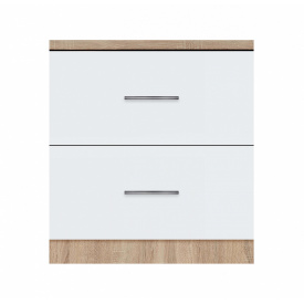 Тумба з двома ящиками зі стільницею 1-ї категорії ширина 600 МАКСІ МЕБЛІ (70107)