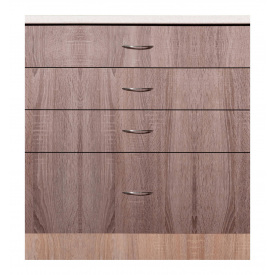 Тумба з чотирма ящиками зі стільницею 1-ї категорії 0,7 МАКСІ МЕБЛІ (10691)