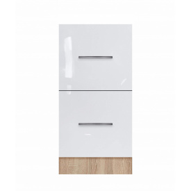 Тумба з двома ящиками (без стільниці) з фарбованими фасадами МДФ ширина 400 МАКСІ МЕБЛІ (5102407)