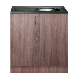 Тумба-мийка (дводверна) з накладною мийкою 0,8 МАКСІ МЕБЛІ (5102052)