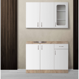 Кухня Софі ширина 1100 МАКСІ МЕБЛІ Дуб сонома/Білий гладкий (5102834)