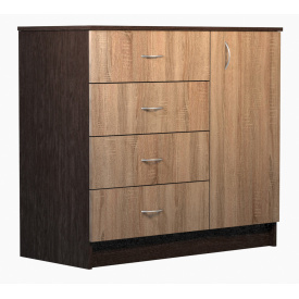 Комод Олімп (плюс) МАКСІ МЕБЛІ Венге магія/Дуб сонома (8862)
