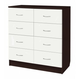 Комод Ллойд New з фарбованими МДФ фасадами МАКСІ МЕБЛІ Венге магія/Білий (5103034)