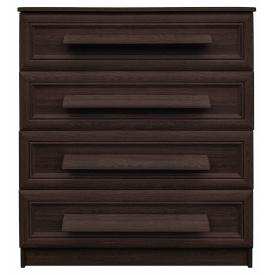 Комод Оскар МДФ накладки кіска (4 ящики) МАКСІ МЕБЛІ Венге магія (12466)
