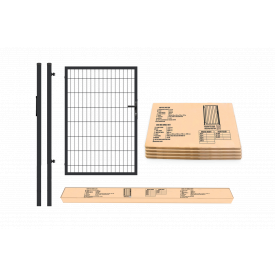 Калитка Duos Box Сетка Запад 2,0x0,9 м 200х50 мм