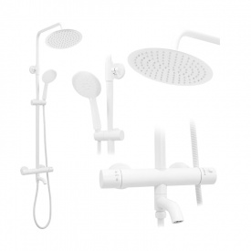 Душовий гарнітур Rea LUNGO, білий