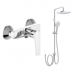 Набір душовий Imprese зі змішувачем для душу KAMPA, хром