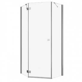 Душова кабіна Radaway Essenza New PTJ двері 800Lx800x2000, хром/прозоре (385010-01-01L/PTJ800x800)