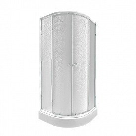 Набір Qtap Душова кабіна Presto CRM1099AP5 Pear 1970x900x900 + піддон Robin 309912C 90x90x12 з сифоном (PRECRM1099AP5SET)