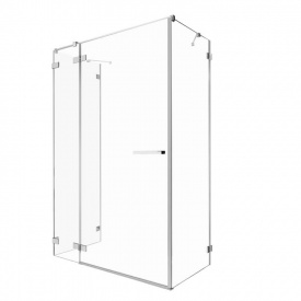 Душова кабіна Radaway Euphoria KDJ+S двері 1100/Rx2000, хром/прозоре (383023-01R)