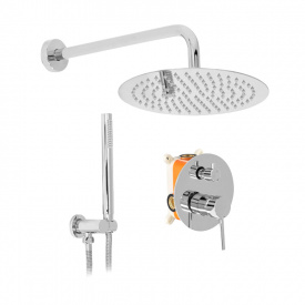 Душовий гарнітур прихованого монтажу Rea LUNGO, хром