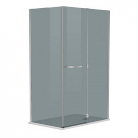Душова кабіна Eger Megerka 120x80x190 (скла + двері) распашна, права, скло тоноване 6мм (3 коробки)