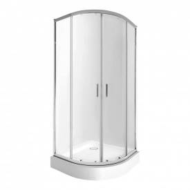 Набір Qtap Душова кабіна Taurus CRM1099AC6 Clear 2020x900x900 + піддон Robin 309912C 90x90x12 з сифоном (TAUCRM1099AC6SET)
