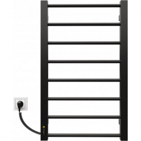 Електрична рушникосушка Kosser Лофт 800x500/8 EL таймер чорний