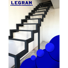 Металлокаркас лестницы внутренней прямой Legran Вишневое