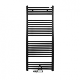 Рушникосушка водяна Zehnder Virando 500x1226 чорний матовий