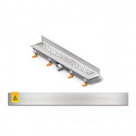 Душовий канал MCH CH-750KN3 з решіткою "Класик" з вертикальним фланцем