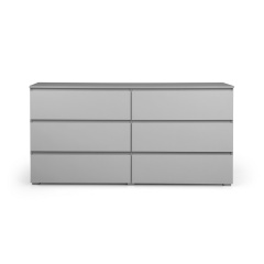 Комод SleekLine-3 6ШУХ (Сірий степовий, 160x43x80 см) IMI Изюм