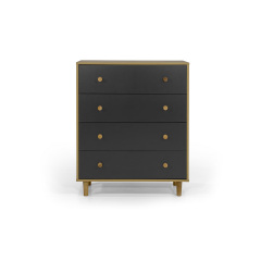 Комод UrbanOak-2 4ШУХ (Дуб Аппалачі + Антрацит, 80x39x97 см) IMI Житомир
