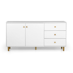 Комод UrbanOak-5 2ДВ 3ШУХ (Німфея Альба, 159x39x77 см) IMI Славянск