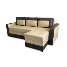 Кутовий диван Арден (ivory+choco, 230х150 см) IMI