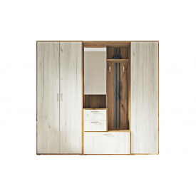 Набір у передпокій FrostyPine (Дуб Аппалачі + Ільм Шампань, 205х37.5х200 см)