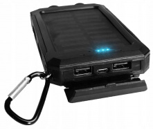 Универсальная батарея Solar POWEBANK ARMORED 20 000 mAh Black