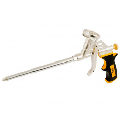 Пистолет для монтажной пены металлический баллоноприемник MASTERTOOL 165 мм (81-8671) Кропива