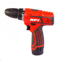 Дрель-шуруповерт аккумуляторная MPT 12 V Li-ion 1.5 Ач 0-600 об/мин 0-10 мм 1 АКБ Red (MCDT1216.B1) Золотоноша