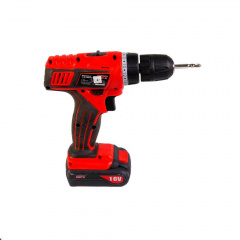 Дрель-шуруповерт аккумуляторная MPT 16 V Li-ion 1.5 Ач 2 скорости 0-400/1450 об/мин 10 мм 2 АКБ Red (MCDT1626.B2) Вишгород