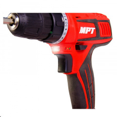 Дрель-шуруповерт аккумуляторная MPT 16 V Li-ion 1.5 Ач 2 скорости 0-400/1450 об/мин 10 мм 2 АКБ Red (MCDT1626.B2) Вишгород