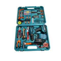 Дриль+шуруповерт акумуляторний Makita DF550DWE 24V 5A/h Li-Ion + великий набір інструментів 40 шт (1908785289) Южноукраинск