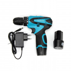 Набір дриль+шуруповерт 2 в 1 Makita DF330DWE 12V 2A/h Li-Ion + великий набір інструментів 45 шт (1934124125) Мукачево