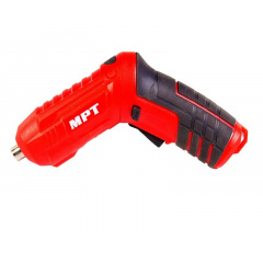Отвертка аккумуляторная поворотная MPT 4 V Li-ion 1.5 Ач 250 об/мин 3.5 Нм USB Red with Black (MCSD4006.1) Володарск-Волынский