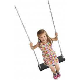 Качель на цепях Craft с резиновым сидением черный KBT BT187305