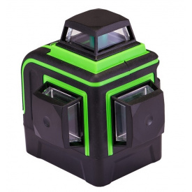 Уровень лазерный MASTERTOOL 10м ±0,2мм/м 3 гол H/V/H+V H360°/2*V360°±3°GREEN/510нм (30-1913)